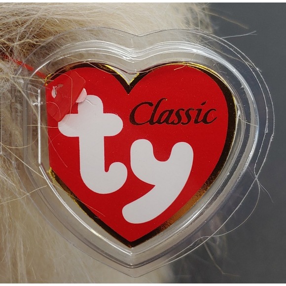 Ty Beanie Baby Classic Duster The Dog 11" Plush Lhasa Apso Vintage NWT 1999 - Picture 6 of 8